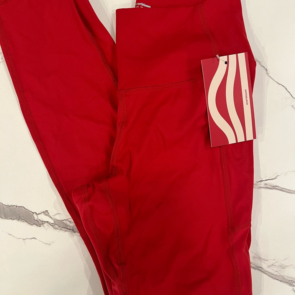 Bloom Red Leggings